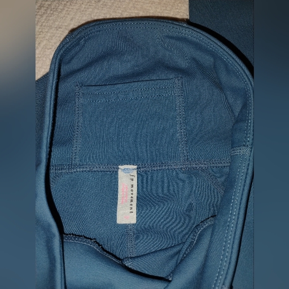 Free People FP Movement Green High Rise Tights with Pockets Women's S - Picture 8 of 10